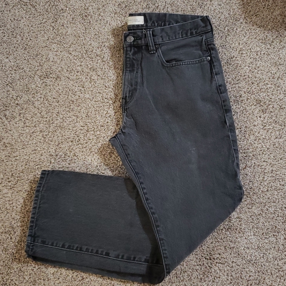 Gap Men's Denim Straight Cut Black Wash Jeans